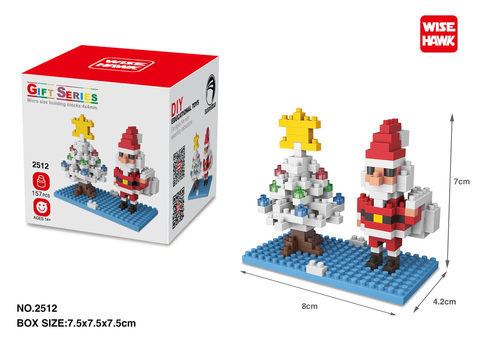 Wholesale Christmas ABS Mini Diamond Small Particle Building Blocks for Children's Puzzle Toys